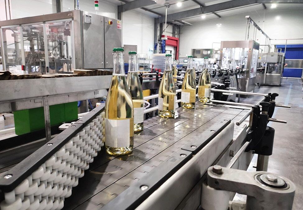 EVA, ligne d'embouteillage de vins effervescents